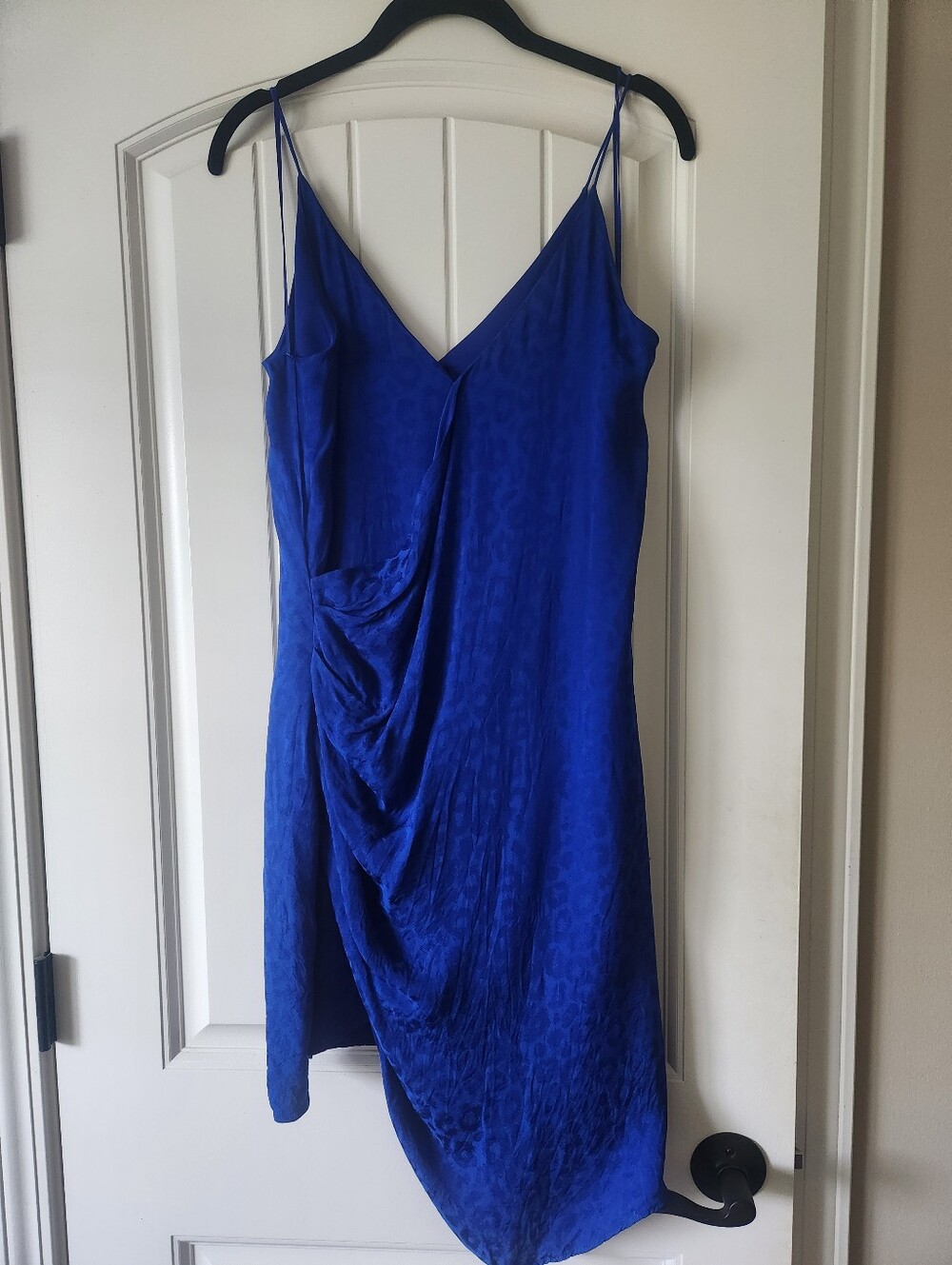 Cushnie Draped Slip Dress Size 4 - Animal Print Asymmetrical Hem